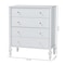 Baxton Studio Callison Spindle Chest - 4-Drawer Farmhouse Vertical Cabinet with Turned Accents for Bedroom, White 271-14741-ZORO - alternate 2