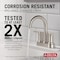 Delta Nicoli Two Handle Centerset Bathroom Faucet, 6.63 in, Stainless 25749LF-SS - alternate 4