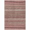 Homeroots 10' X 14' Pink And Taupe Striped Washable Indoor Outdoor Area Rug 615355 - alternate 4
