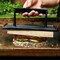 Razor Grill Press, 11.6 in L, 8.78 in W, Rectangular, Cast Iron/Wood, Stay-Cool Handle 08821RZ - alternate 2
