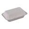 Empress Earth Hinged Container Molded Fiber 9 inx6 inHoagie Natural White PFAS Free, 250PK EHL-96-PF - alternate 3
