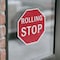 Signmission Rolling Stop, 4 inch X 4 inch, Vinyl Decal, 2PK OC-D-2PACK-4-64 - alternate 2