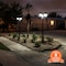 Gama Sonic Imperial III Commercial Solar Triple Post Light with Dual Color Temperature and 3 in. Fitter 97KF30 - alternate 7