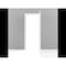 Sartodoors Solid French Door 30 x 80in, Planum 0660 Painted White W/ Frosted Glass, Sgl Panel Frame Trim PLANUM0660ID-BEM-30 - alternate 5