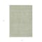 Homeroots 5' X 8' Mint Green Geometric Washable Indoor Outdoor Area Rug 607489 - alternate 6