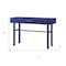 Homeroots 47" Blue Iron And Wood Vanity Table 491381 - alternate 5