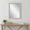 Homeroots 40" White Distressed Wood Framed Accent Mirror 632851 - alternate 5