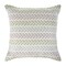 Homeroots Set of Two 18" X 18" Green Beach Chevron Cotton Zippered Pillow, 2PK 535273 - alternate 3
