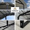Arrow 20 x 20 x 7 ft Eggshell Carport CPH202007 - alternate 5