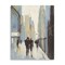Homeroots 30" x 24" Watercolor Walk in the City Canvas Wall Art 399034 - alternate 1