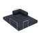 Homeroots 82" Blue Chenille Convertible Futon Sleeper Sofa 706808 - alternate 4