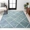 Jonathan Y Cole Minimalist Diamond Trellis Light Blue/White 4 ft. x 6 ft. Area Rug SEU102C-4 - alternate 1