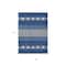 Homeroots 8' X 10' Navy Blue Ivory And Beige Southwestern Washable Indoor Outdoor Area Rug 613930 - alternate 3