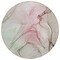 Homeroots 8' Round Gray and Pink Round Abstract Washable Non Skid Indoor Outdoor Area Rug 559366 - alternate 4