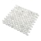 Apollo Tile 11x7 Bianco Carrara Marble Polished Floor and Wall Mosaic Tile 4.51 sqft/case, 5PK APLDC88OV2A - alternate 3