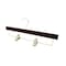 Nahanco 14in Mahogany Wooden SlimLine Pant/Skirt Hanger w/ Padded Clips and Gold Hardware, 50PK SL70314RC50GH - alternate 3