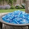 Homeroots Turquoise Round Reflective Fire Pit Glass 479098 - alternate 3
