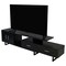 Leisuremod Avery TV Stand with MDF Cabinet and Powder Coated Steel Legs, Ebony ATS69BL - alternate 7