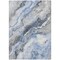 Homeroots 10' X 14' Blue And Silver Abstract Washable Indoor Outdoor Area Rug 618423 - alternate 4