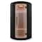 Saunaspa Round Infrared Sauna, Canadian Hemlock Wood, Red Light Heater, Glass Door MNSC0025-0SBK - alternate 1