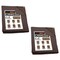 Mytee Products 2 Pack 6ft x 8ft Dark Brown Canvas Tarp 12oz Water Resistant Heavy Duty Tarps, 2PK CT6-8-DBx2 - alternate 1