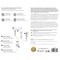 Boston Harbor Lavatory Faucet, 12 gpm, 2Faucet Handle, 3Faucet Hole, BrassZincPlastic, Brushed Nickel FW6AC023NP - alternate 2