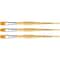 Da Vinci JUNIOR Synthetics Student Brush, Synthetic, Tempera, Flat, Series 304, Size 12, 3PK VA-304_12 - alternate 3