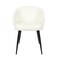 Manhattan Comfort Looma Metal Vegan Leather Side Chair in Ivory - Set of 2 DC1530-3 - alternate 4