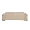 Homeroots 89" Beige Leather Sofa With Silver Legs 548983 - alternate 6