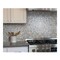 Apollo Tile Silver 10.8 in x 11.4 in Glass Glossy Floor and Wall Mosaic Tile 8.55 sqft/case, 10PK APLADI8801A - alternate 4