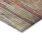 Homeroots 8' Orange Beige And Taupe Round Striped Washable Indoor Outdoor Area Rug 577261 - alternate 3