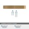 Amerock Premise 3-3/4 in 96 mm Center-to-Center Champagne Bronze Cabinet Pull BP36844CZ - alternate 3