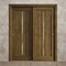 Sartodoors Sliding Closet Bypass Doors 72 x 84 inches, Ego 5014 Marble Oak, Rails Hardware Set, Wood Solid B EGO5014DBD-DMR-7284 - alternate 3