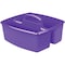 Storex Large Caddy, Purple, 3PK 00955U06C - alternate 1