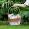 Wickerwise Set of 3 Rattan Woven Baskets with Handle and Plastic Lining, Sturdy and Stylish Picnic and Gift QI004704 - alternate 5