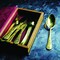 Mepra Vintage Pewter Flatware Set - 43 Pieces - Gold 1097VI22043 - alternate 2