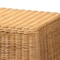 Bali & Pari Palm Scallop Natural Rattan Console Table, Rectangle 36" 259-14169-ZORO - alternate 3