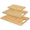 Megachef 3 Piece 8 Inch, 11 Inch, and 13 Inch Bamboo Wood Cutting Board Set 750123377M - alternate 3