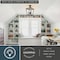 Vaxcel Cottage Grove 11-in Matte Black Traditional Open Cage Lantern Semi-Flush Ceiling Light C0377 - alternate 5