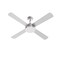 Afx Bryant - 52in 4 Blade LED Ceiling Fan - Silver Finish BYTN524LACSNSL-WS - alternate 1