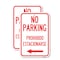 Signmission No Parking - Prohibido Estacionarse, 12'' X 18'' 2 Signs, Heavy Gauge Aluminum, 2PK A-1218-2PACK-23797 - alternate 1