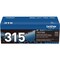 Royal Toner Toner For TN315BK, Black, 6K Pages TN315BK - alternate 1