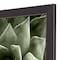 Homeroots Green Succulent II Brown Framed Print Wall Art 527046 - alternate 2