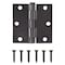 Prosource Square Corner Door Hinge, Steel, Oil-Rubbed Bronze, Loose Pin, 180 deg Range of Motion LR-706-PS - alternate 1