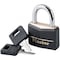 Master Lock 1-5/16 in. H X 1/2 in. W X 1-9/16 in. L Vinyl Covered Double Locking Covered Padlock 141D - alternate 1