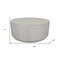 Homeroots 42" Rustic White Solid Wood Round Distressed Coffee Table 493312 - alternate 3
