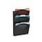 Safco Steel Wall Pockets, Letter, Three Pocket, 1 3172BL - alternate 1
