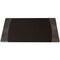 Dacasso Protacini Castlerock Gray Italian Patent Leather 34 x 20 Side-Rail Desk Pad P6201 - alternate 1