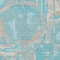 Homeroots 10' X 14' Teal Blue Aqua And Taupe Geometric Washable Indoor Outdoor Area Rug 589439 - alternate 4