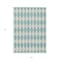 Homeroots 5' X 8' Teal Blue And Ivory Geometric Washable Indoor Outdoor Area Rug 577128 - alternate 4